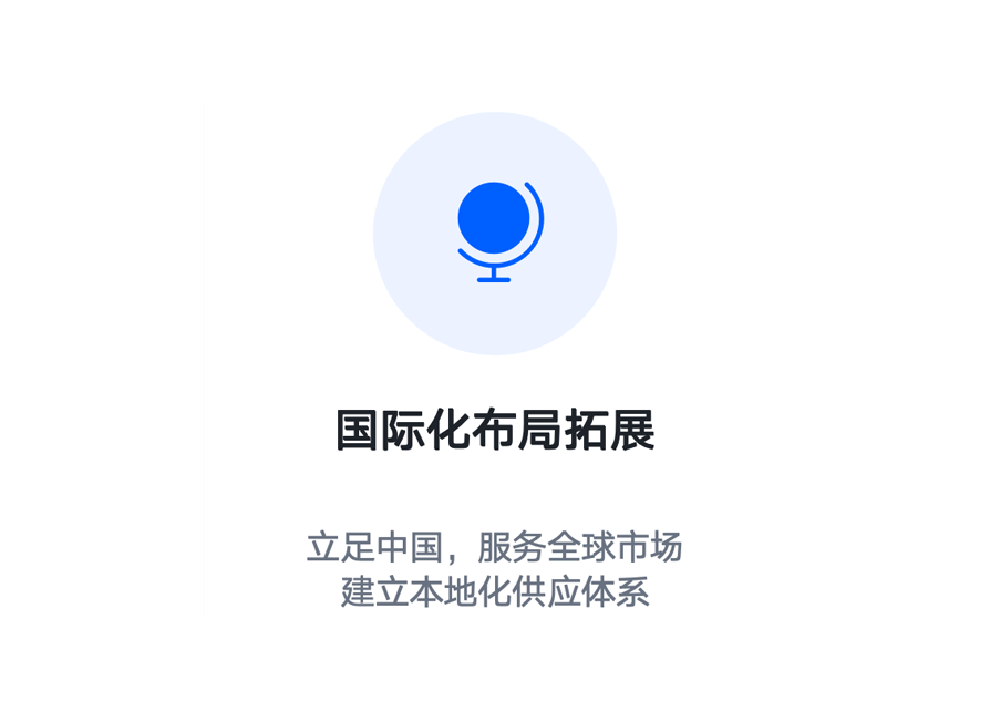 国际化布局拓展